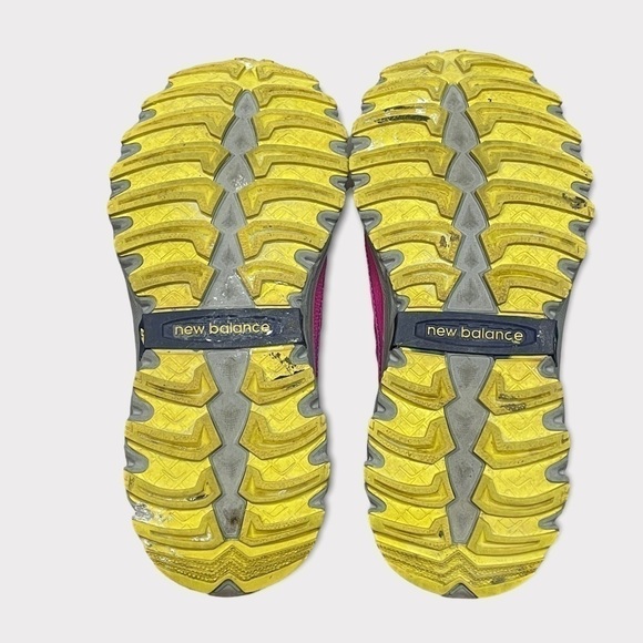 𝅺new Balance Pink Yellow Trail Running Athletic Shoes, All Terrain 610v4, 6.5M - Picture 4 of 9